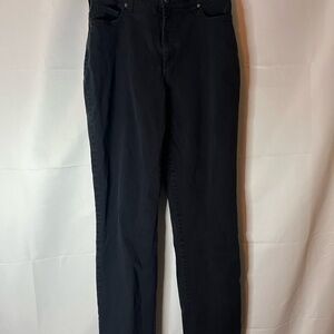 Gloria Vanderbilt Black Straight Leg Jeans